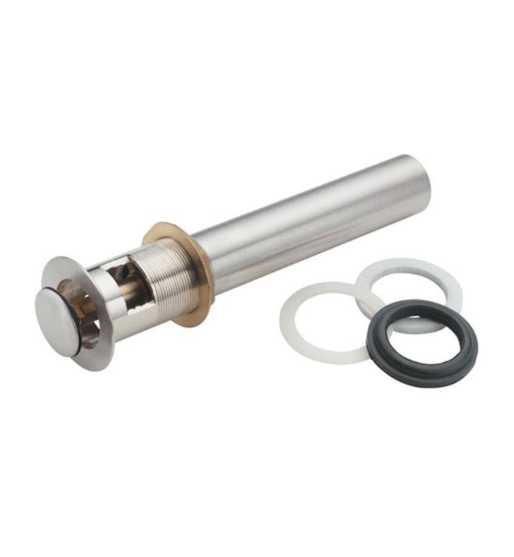 Polished Brass PVD Pop-Up Drain with Overflow Holes Z20650