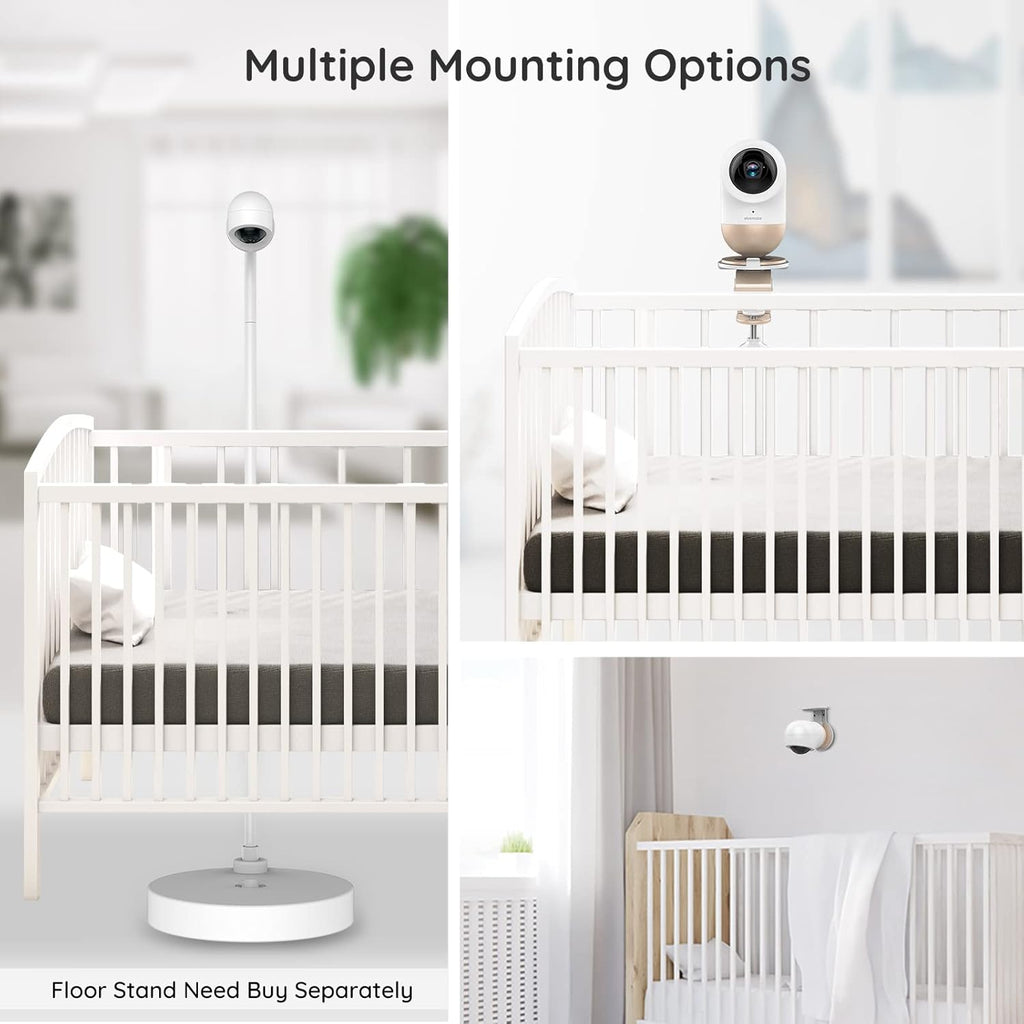 1080P Video Baby Monitor with Night Vision and 2-Way Talk L126707