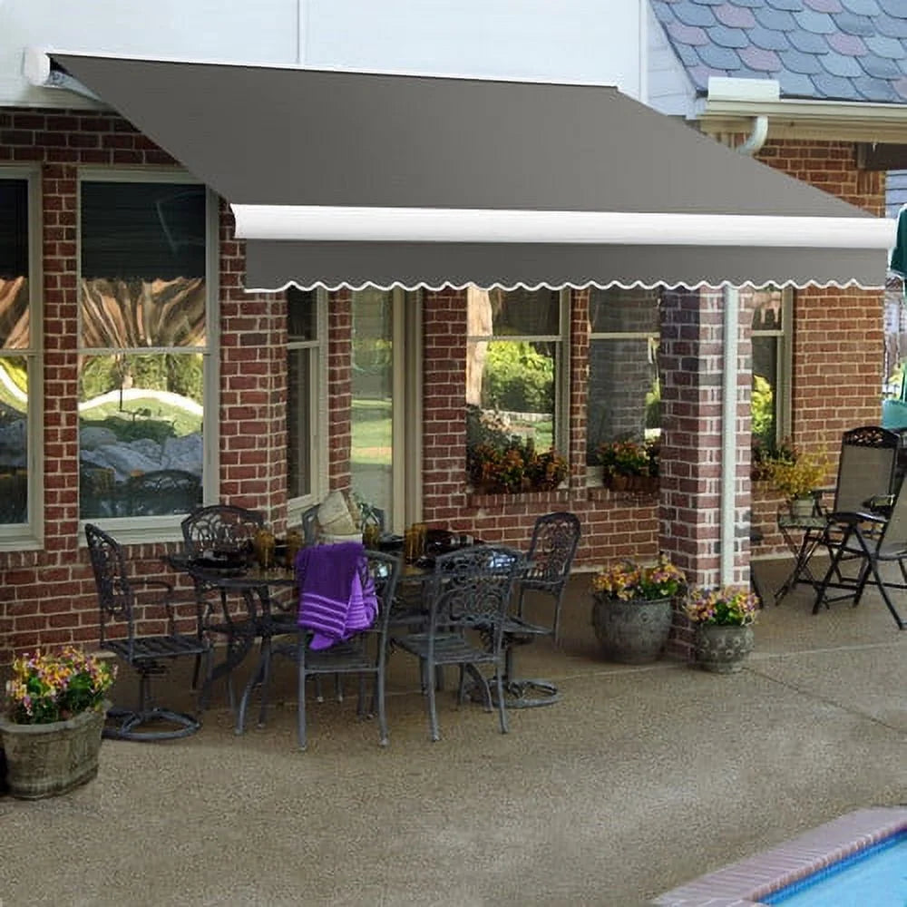 Motorized Retractable Awning with Remote K6944