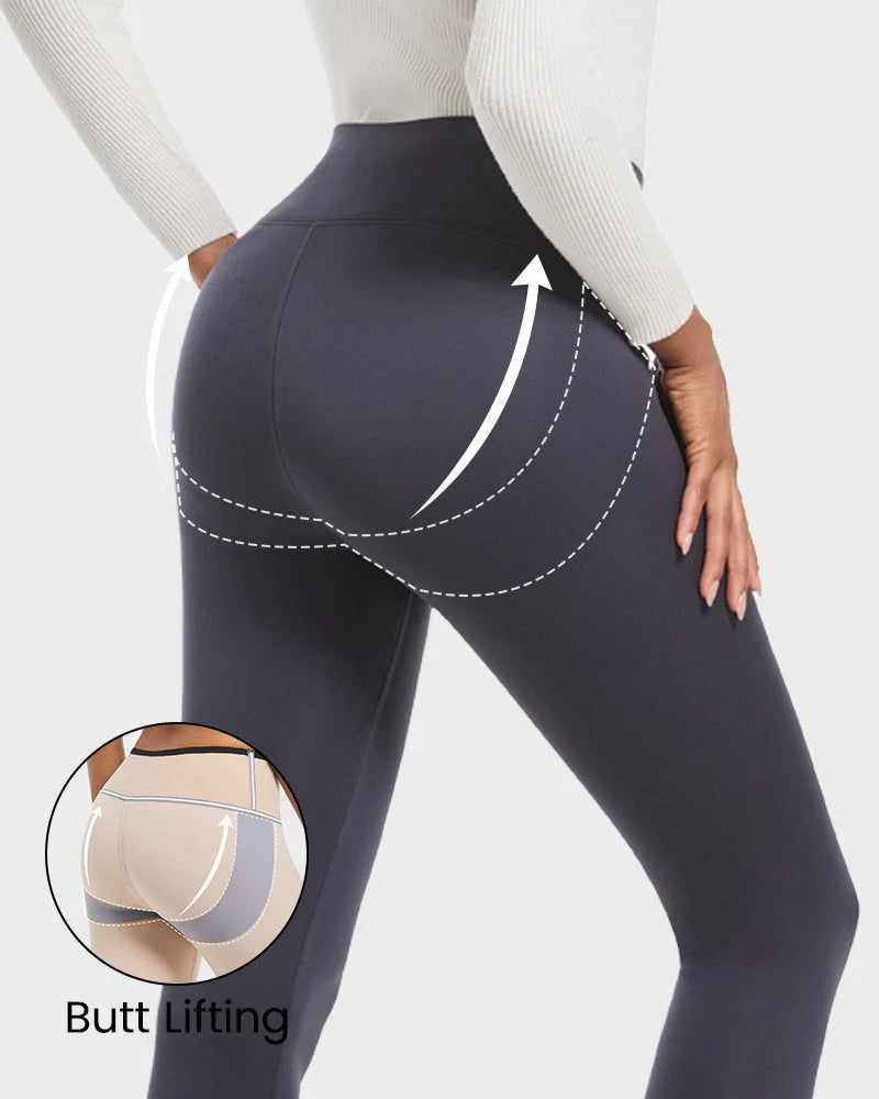 High Waist Fleece Lined Leggings L55638