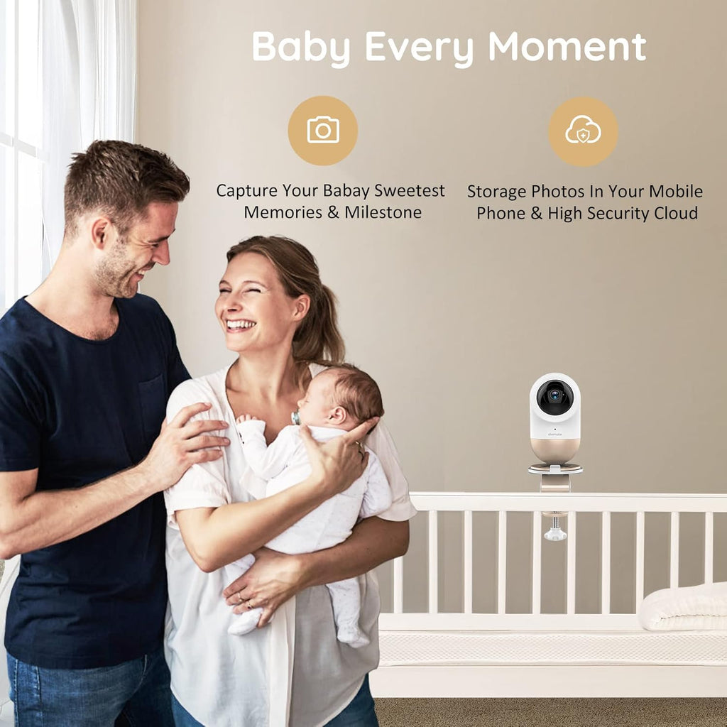 1080P Video Baby Monitor with Night Vision and 2-Way Talk L126707
