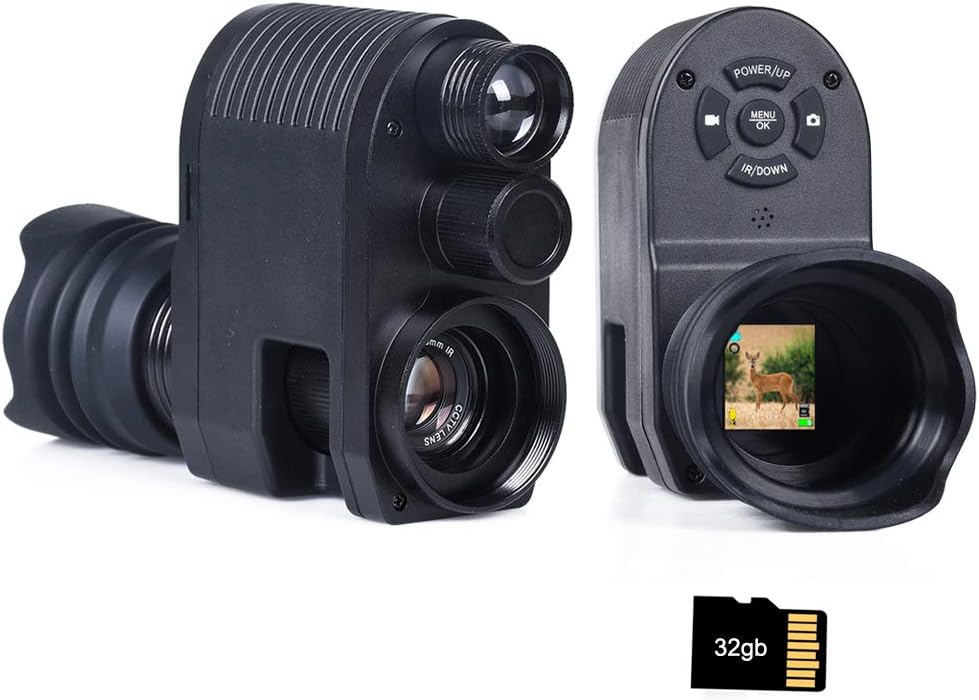 Digital Night Vision Monocular Scope Camera with 32GB Memory Card W208049