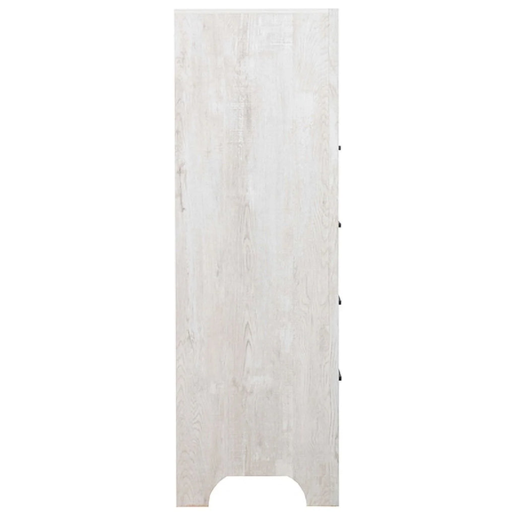 Gray 5-Drawer Wood Chest B913022