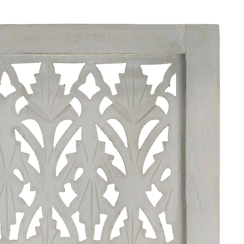 Hand Carved 5-Panel Mango Wood Room Divider T98930