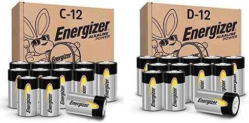 C and D Alkaline Batteries Variety Pack, 24 Count N7058