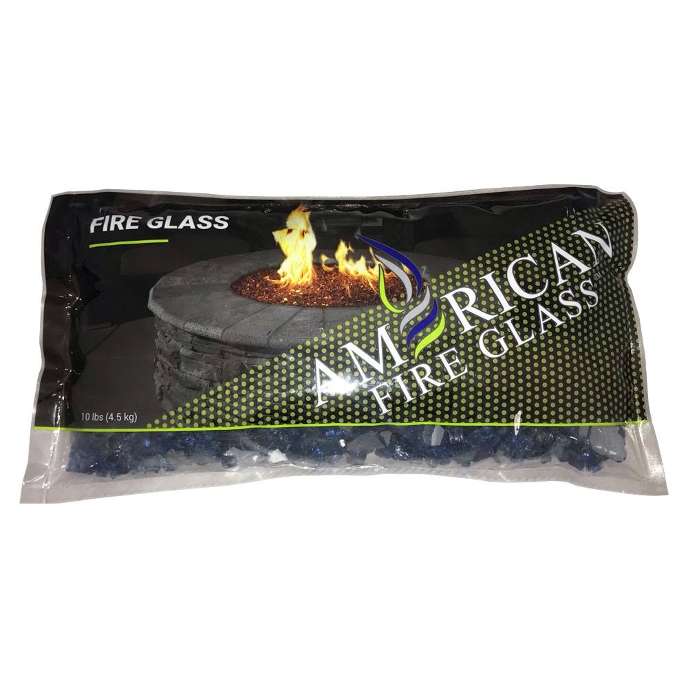 1/2x22 Pacific Blue Fire Glass 10 lb Jar K780
