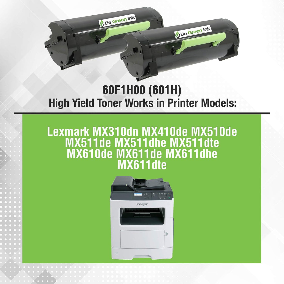 Compatible Toner Cartridge 2-Pack High Yield 10,000 Pages F10330