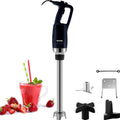 Commercial Immersion Blender 500W 304 Stainless Steel with 11.8" Removable Shaft L1089