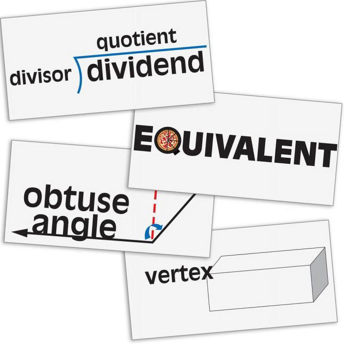 Math Vocabulary Word Wall - 45 cards E1205