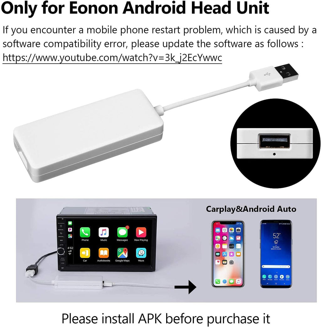 USB Dongle for Android Auto and Car Play Car Radio A1166