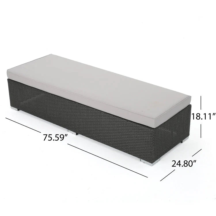 Water Resistant Wicker Sofa A160601