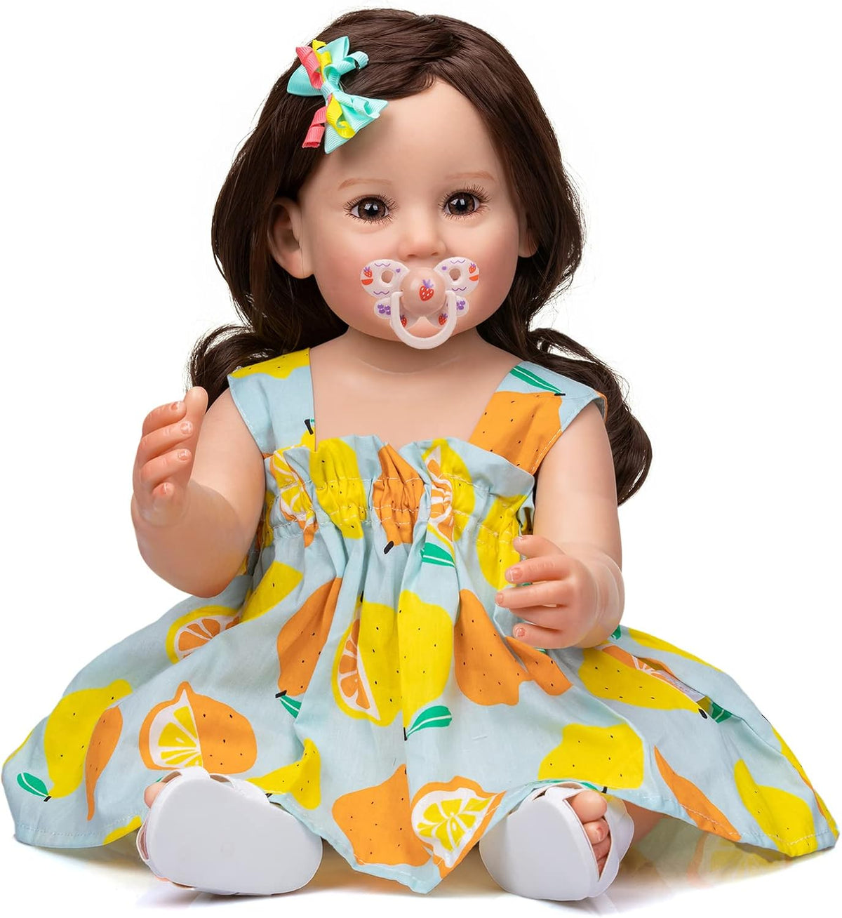 22 inch Full Body Silicone Reborn Baby Doll Girl Y3159