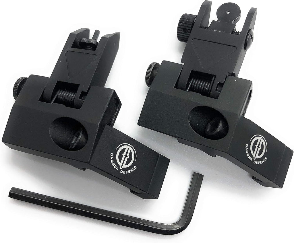 V2-45 Degree Flip Up Sights, Canted Back Up Iron Sights I880