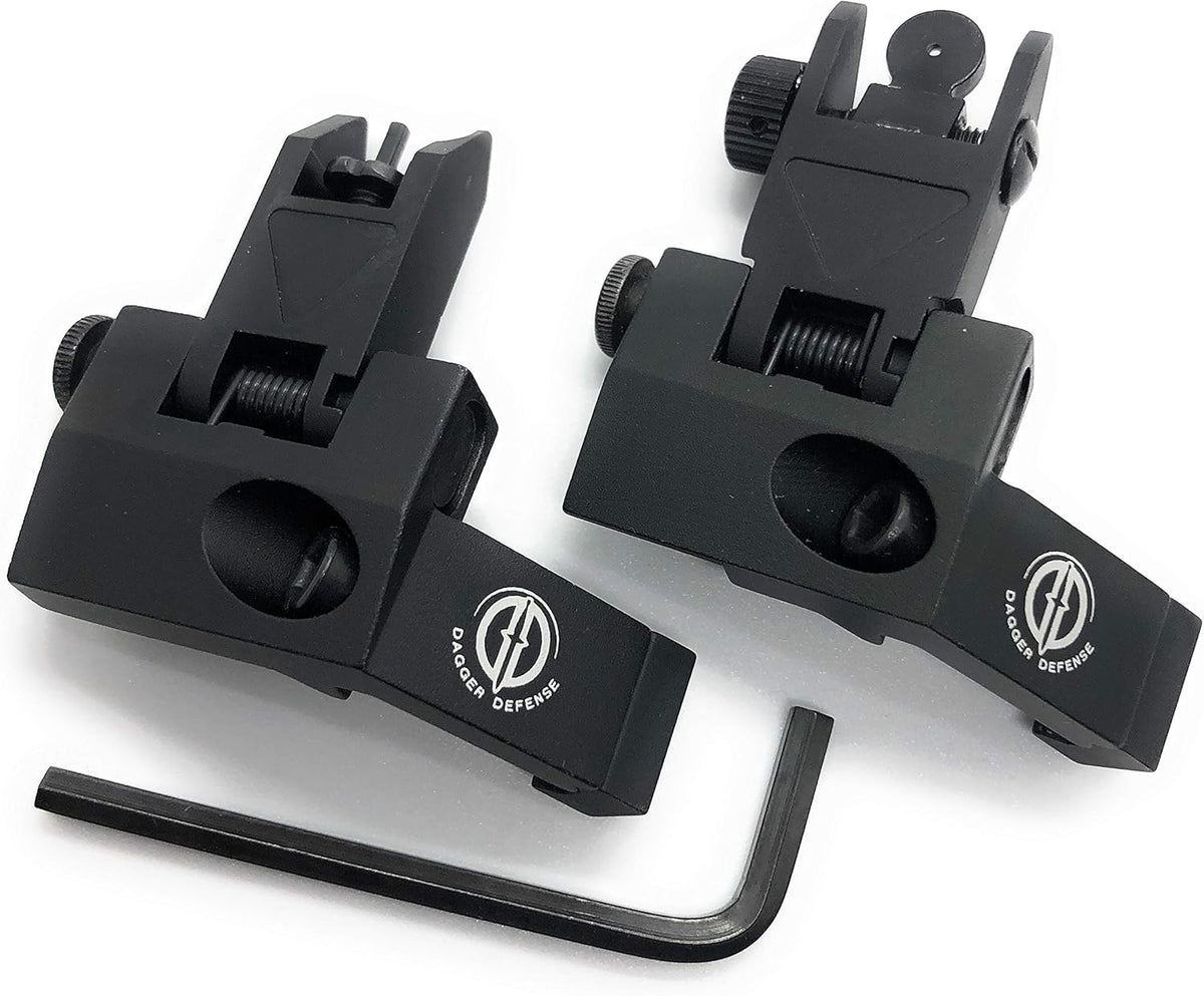 V2-45 Degree Flip Up Sights, Canted Back Up Iron Sights I880