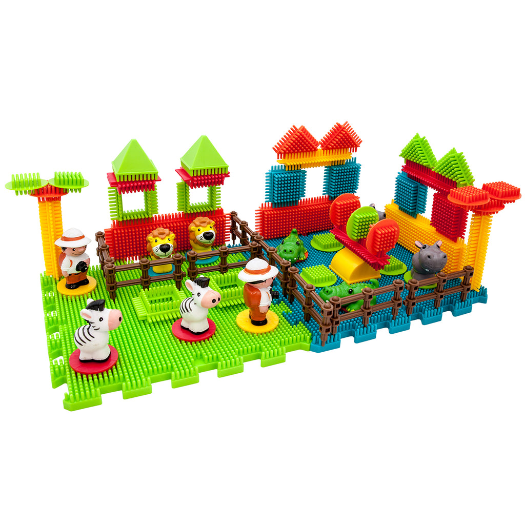 100 Piece Multicolor Building Blocks Construction Set W341473