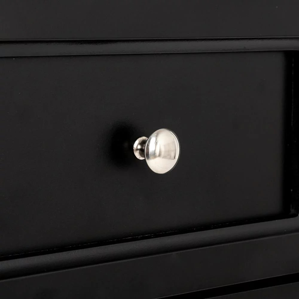 Black Wood Nightstand E8407
