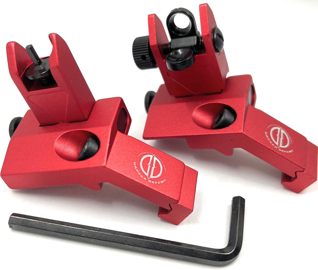 V2-45 Degree Flip Up Sights, Canted Back Up Iron Sights I880