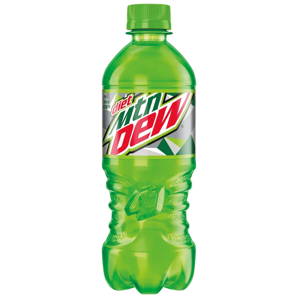 Diet Mountain Dew 20 Oz Plastic Bottles Pack of 24 Z972227