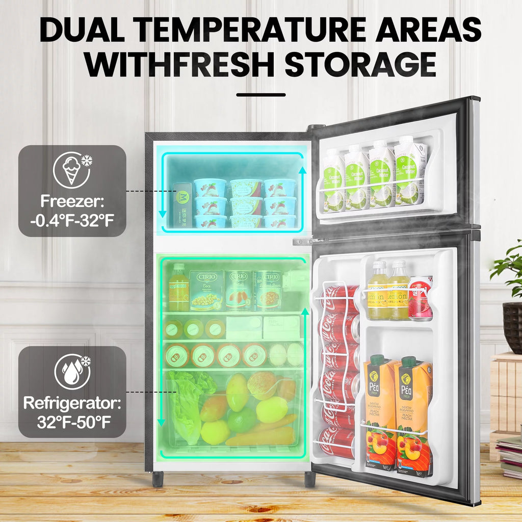 3.5 Cu ft Two Door Mini Fridge A7318