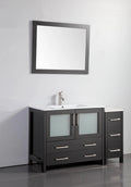 48 in. Single Sink Vanity Cabinet with Ceramic Sink & Mirror L68337