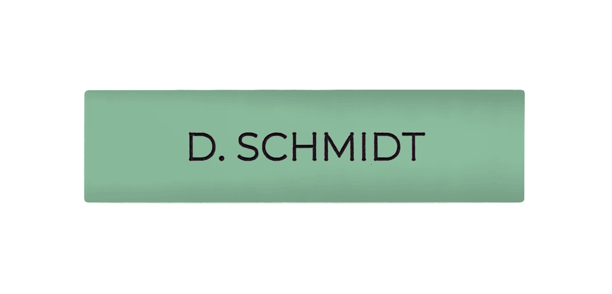 Self-Adhesive Nameplate for Door Station L2223