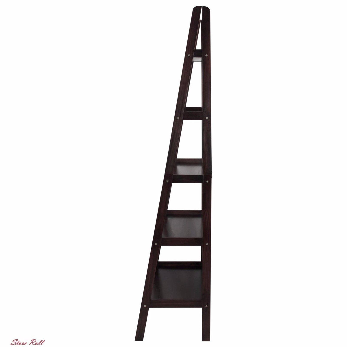 5 Shelf Ladder Bookcase, Espresso G1348