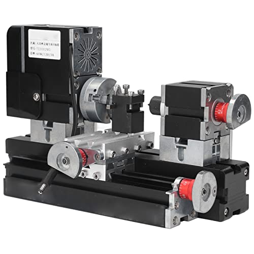 12VDC 60W 12000RPM Micro Lathe Machine with Drill Chuck V19371