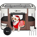 Foldable Dog Playpen with Carrying Case P366502