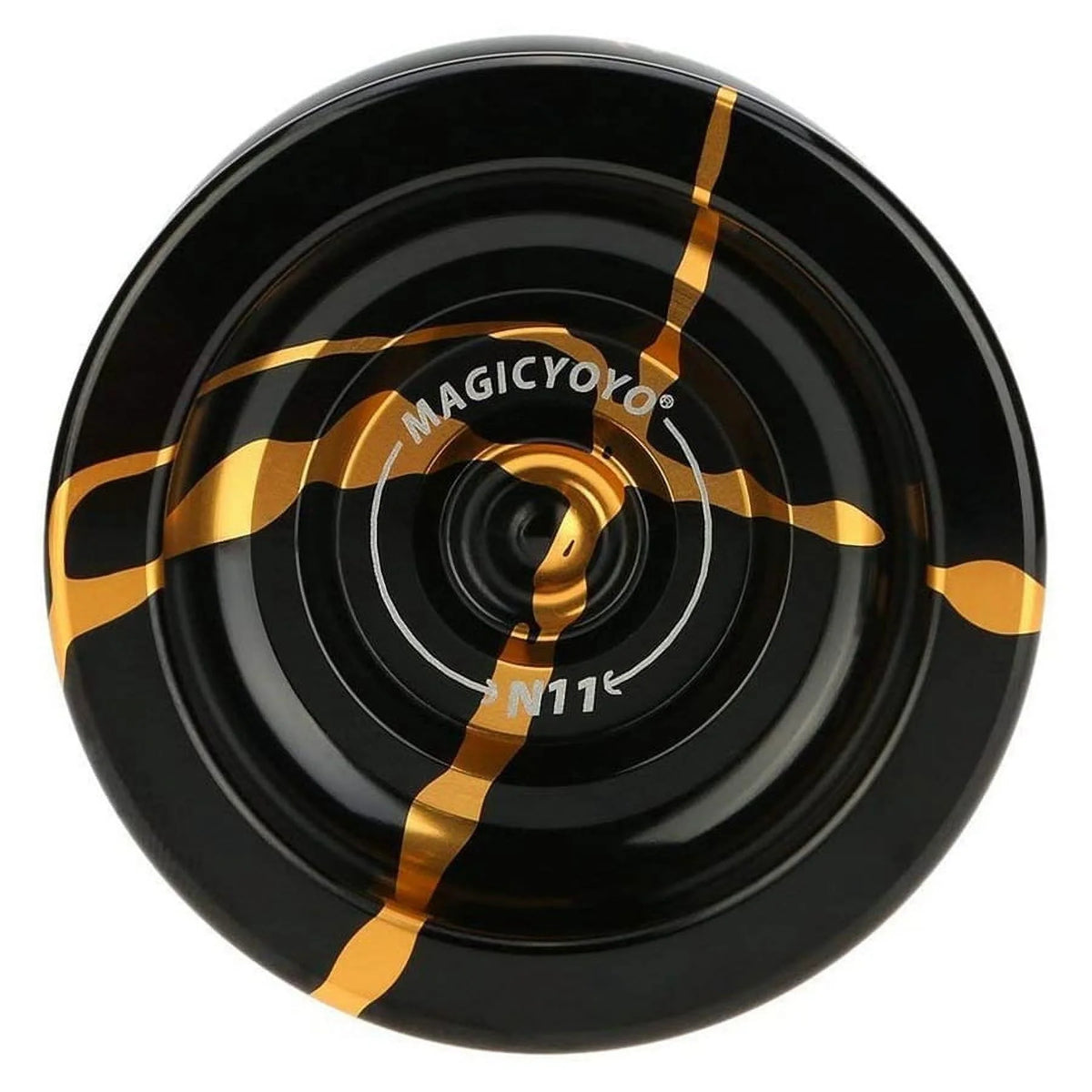 Alloy Aluminum Yoyo Ball with Bag, Glove and 10 Strings K954849