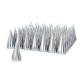 60 Pack Chrome Plastic Spike Nut Cover S478940