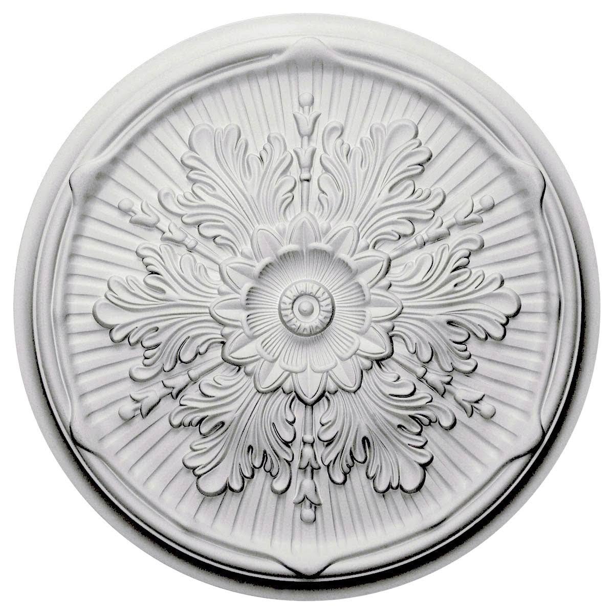21 inch x 2 inch Hand-Painted Ceiling Medallion X957