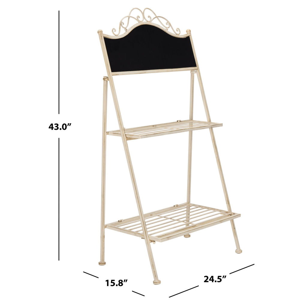 Pearl White Plant Stand Z1180