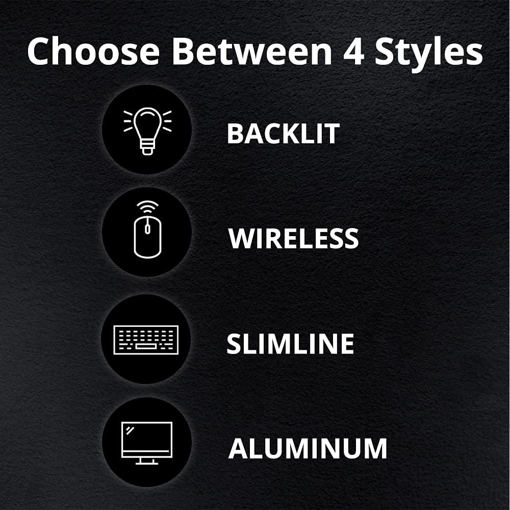 Slimline Editing Mechanical Keyboard for Windows PC V883