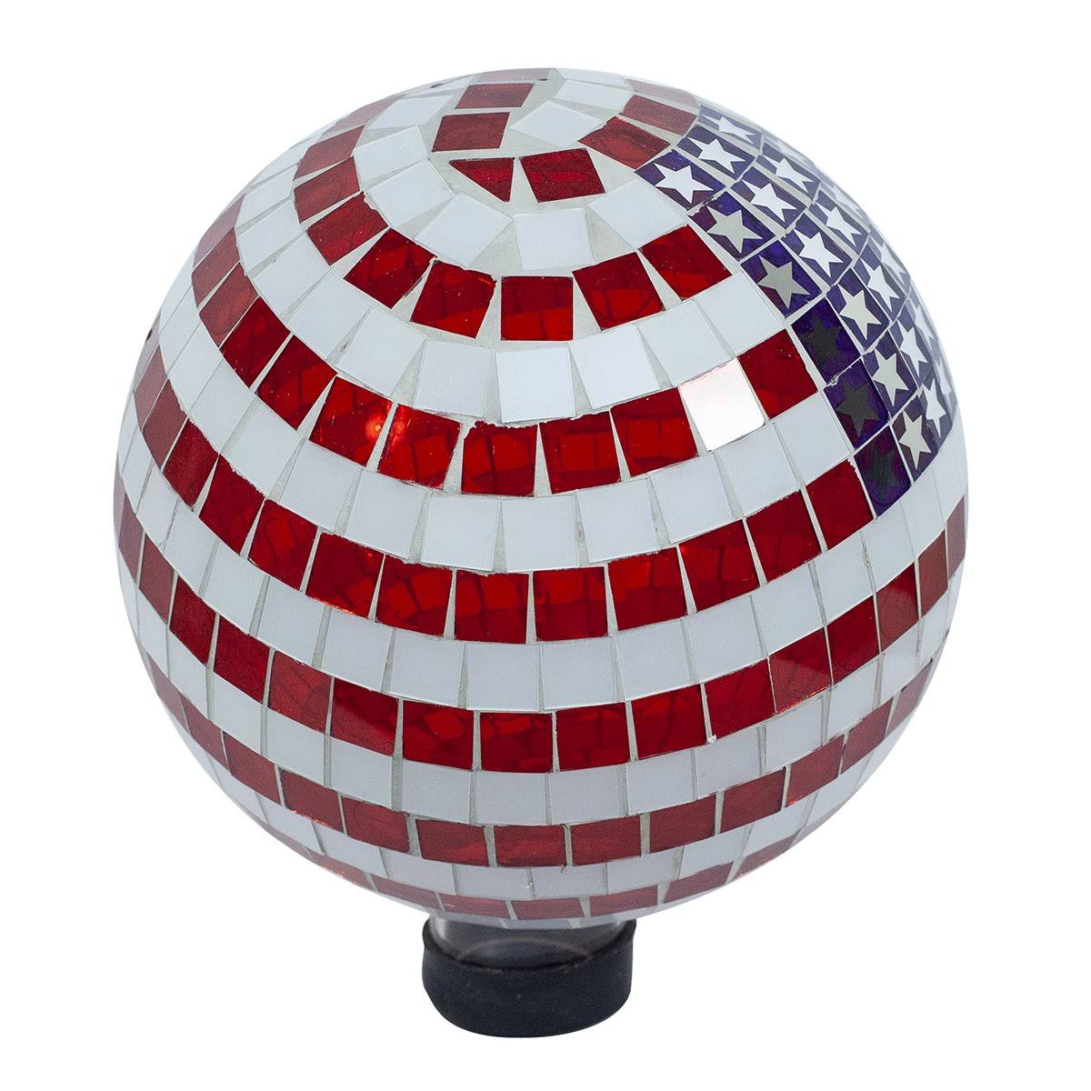 Americana Mosaic Gazing Globe X34035