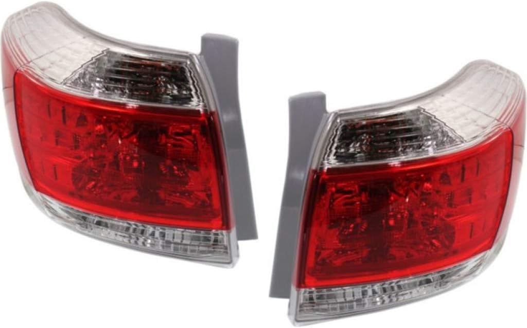 Tail Light Assembly Pair for Toyota Highlander 2011-2013 J605