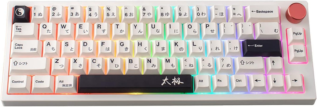 RGB Mechanical Keyboard 66keys Hot-Swappable Tri-Mode K300513
