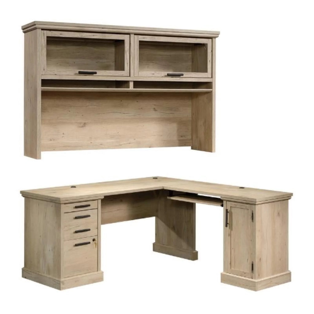 L-Shaped Desk & Large Hutch F848