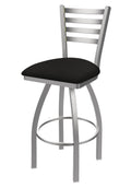 25x22 Swivel Counter Stool with Stainless and Espresso Seat T772