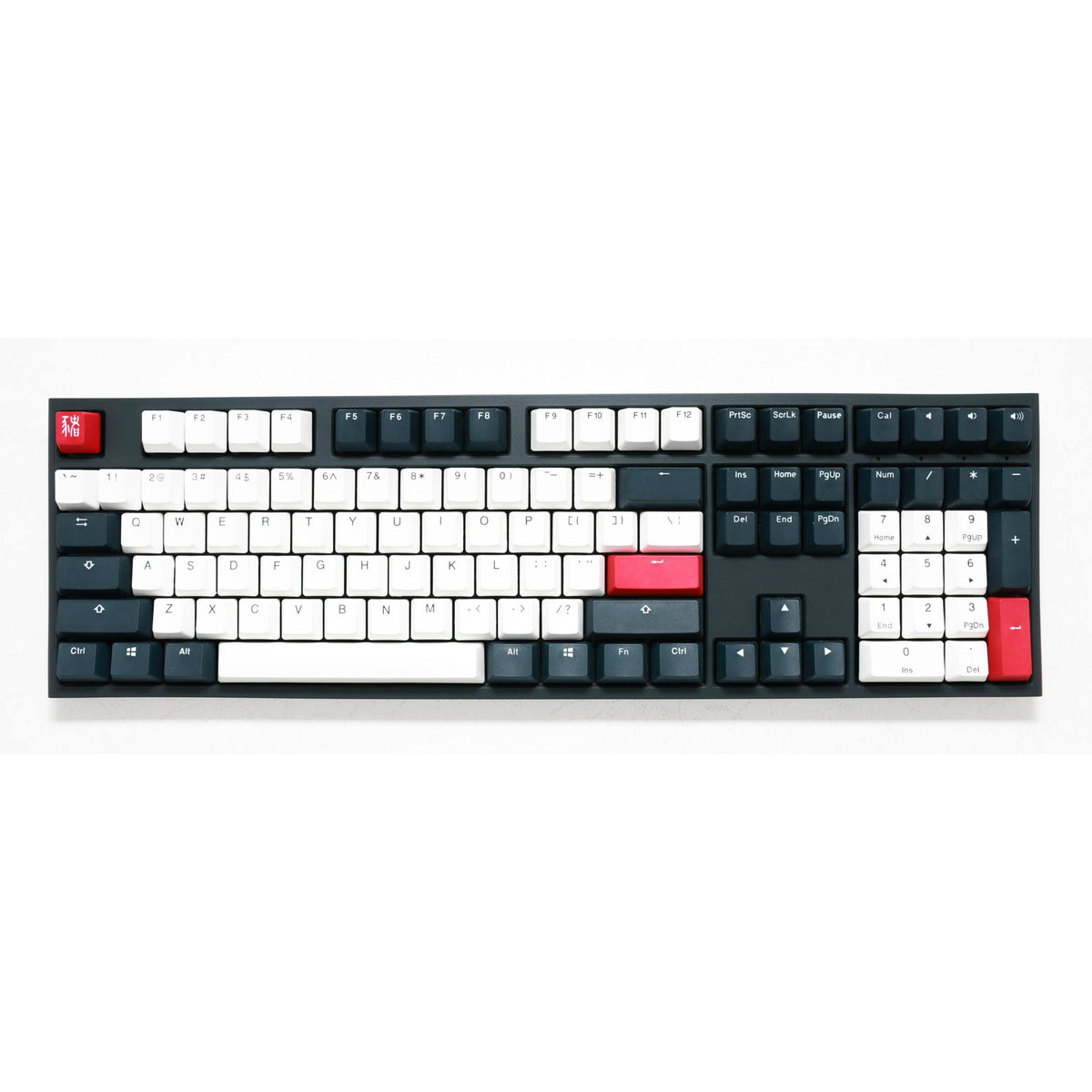 Ducky One 2 Tuxedo Double Shot PBT Cherry MX Silver Mechanical Keyboard X88252