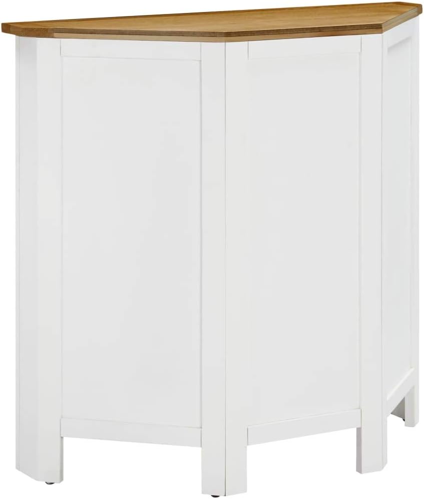 Corner Cabinet Solid Oak Wood Q444