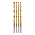 1/8 in. Titanium Drill Bit Set, 4 Piece G3837