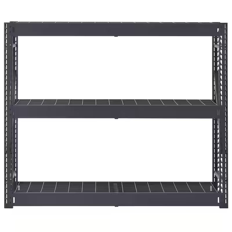 3-Tier Steel Freestanding Garage Storage Shelving Unit in Black G5146