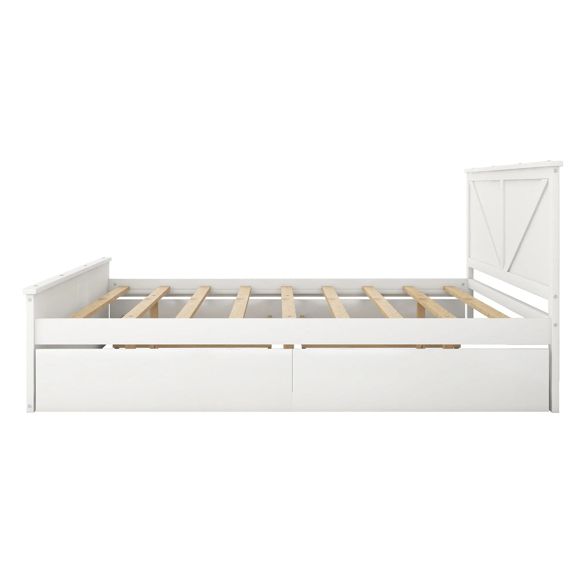 Wooden Platform Bed A624826