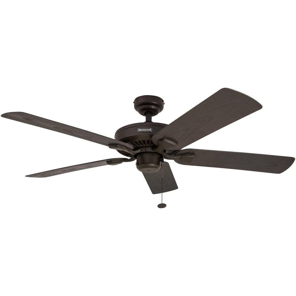 Bronze Indoor/Outdoor Ceiling Fan with 5 Blades I345