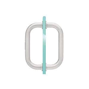 Satin Chrome 6 inch Tubular Shower Door Pull Handles V299481