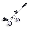 3 Wheel Golf Pull Cart Trolley with Foot Brake, Folding Cart, Large C108907