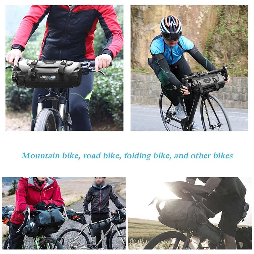 Bike Pannier Frame Handlebar Waterproof Mountain Road Mtb Adjustable N8086