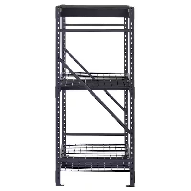 3-Tier Steel Freestanding Garage Storage Shelving Unit in Black G5146