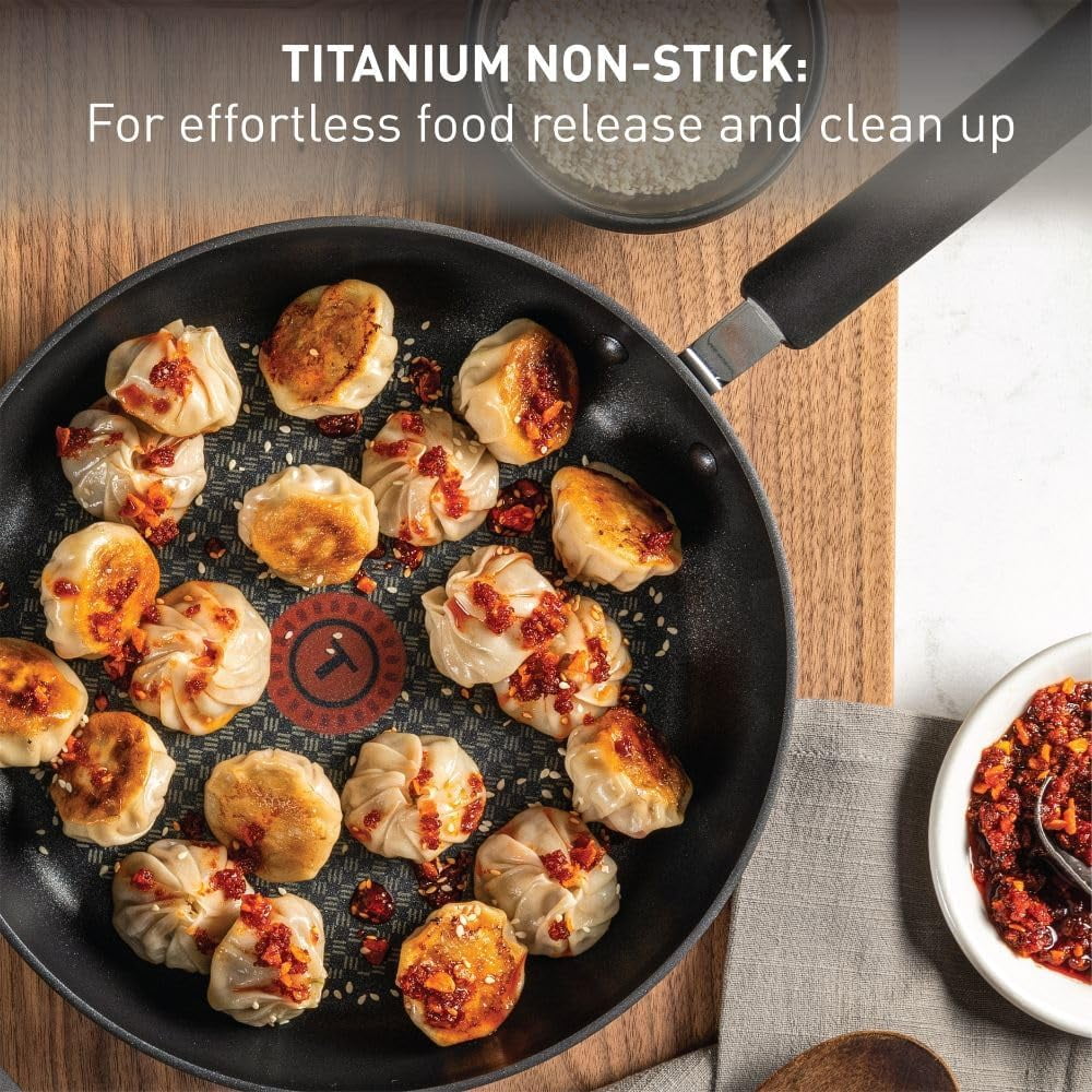 2 Piece Non-Stick Fry Pan Cookware Set W5693