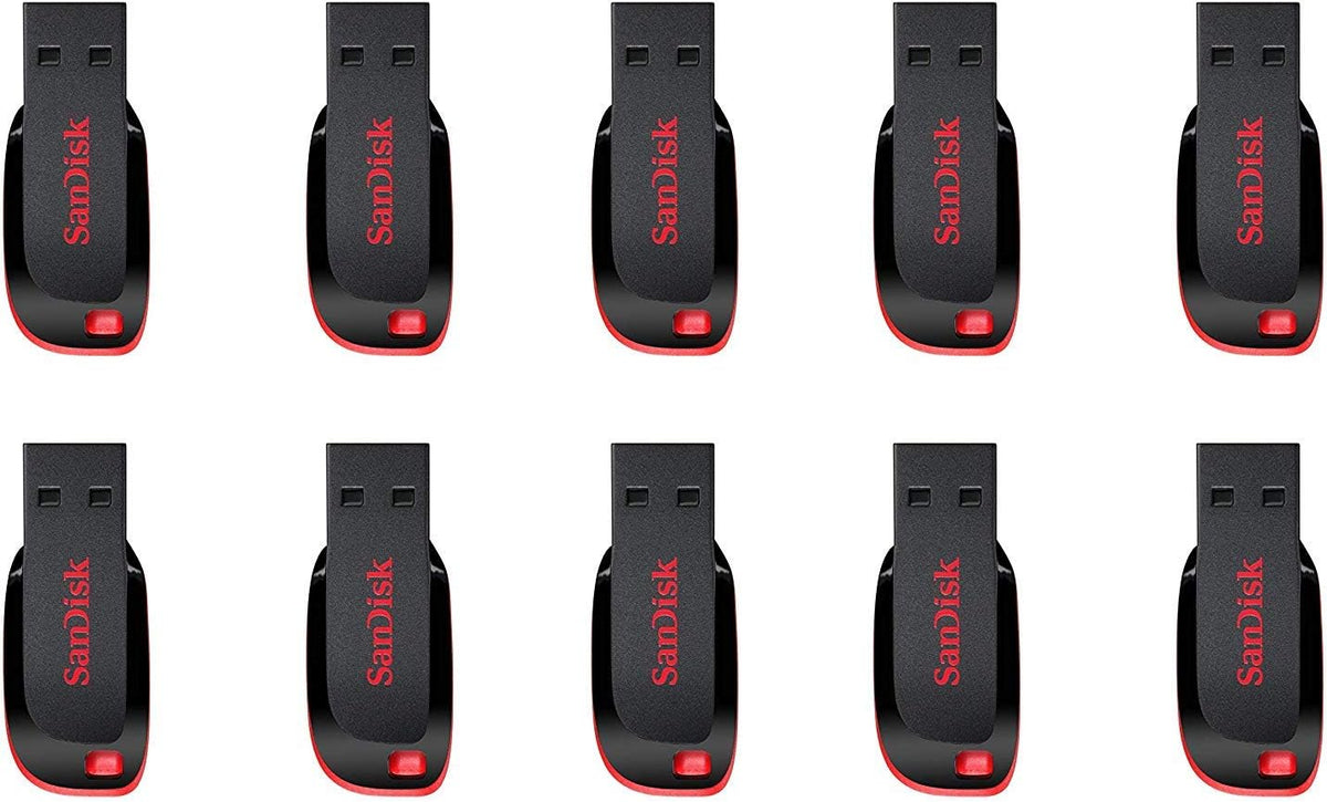 8GB USB 2.0 Flash Memory Drive (10 Pack) H6731